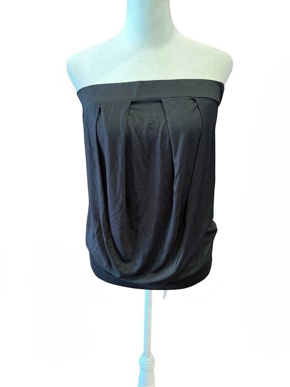 Swim 'N Sport Strapless Open Back Top Black Medium NWT